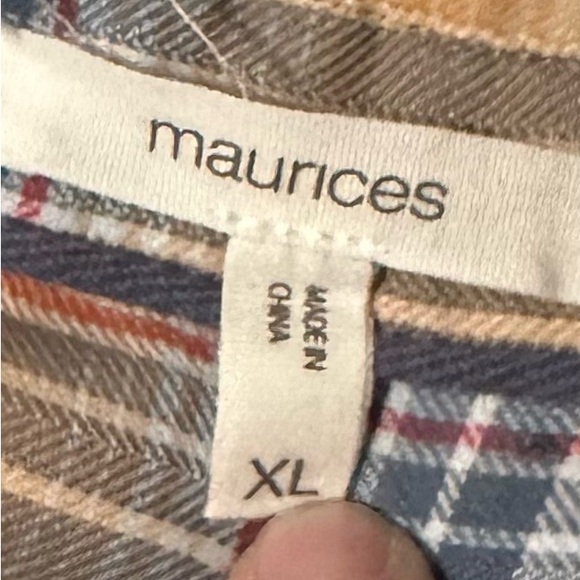Maurices Multicolor Plaid Shirt - Picture 2 of 3